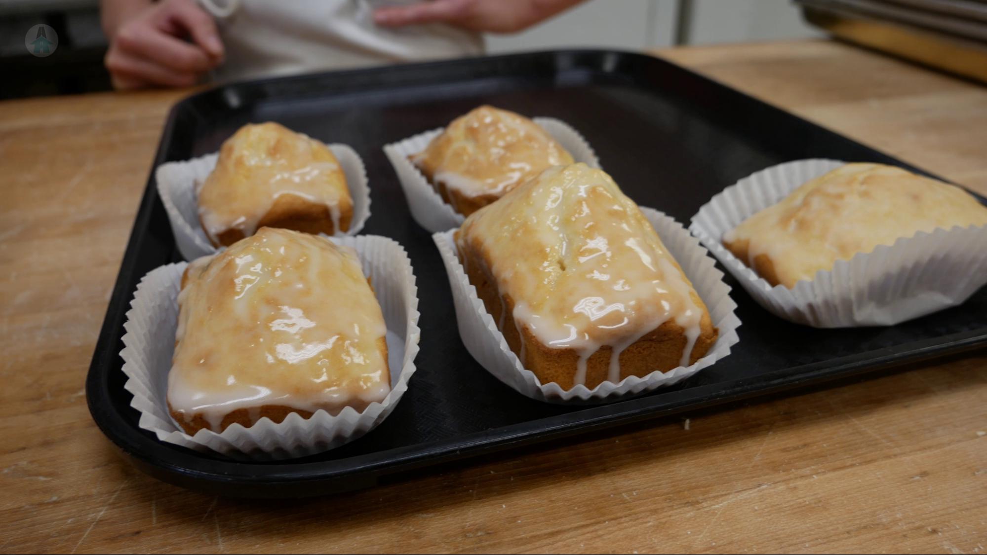 An experimental recipe for lemon loaf at The Rolling Pin Bakery in Hope, BC